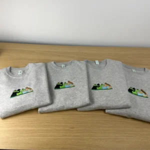 green printed tshirt